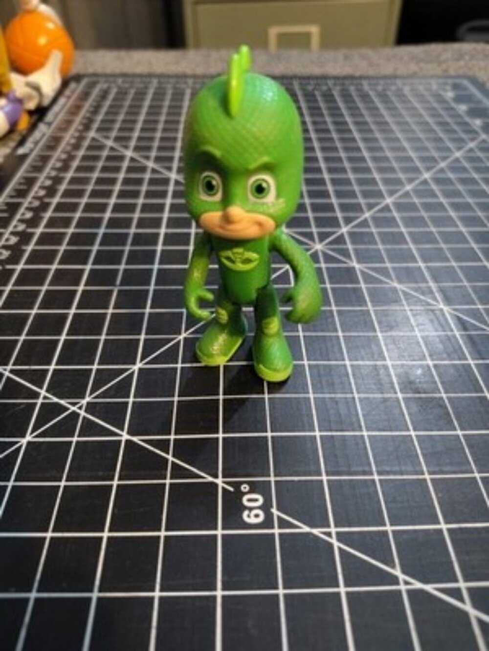 Disney Junior PJ Masks Gekko Green Poseable 3” Action Figure Just Play Frog Box